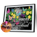 5D Butterfly Letters Partial Special Shape Diamond Painting DIY Wall Art Cr