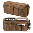 Armchair Caddy Non Slip Sofa Armrest Organizer with 14 Pockets (Coffee) Newly
