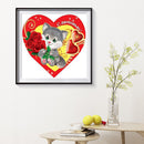 DIY 5D Diamond Painting Full Round Valentines Love Handmade Picture Home Decor