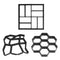 Garden Walk Pavement Mold DIY Manually Paving Concrete Molds (Polygon)