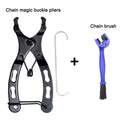 Universal MTB Bike Pliers Chain Remover Brush Set Bicycle Repair Tools (B) Newly