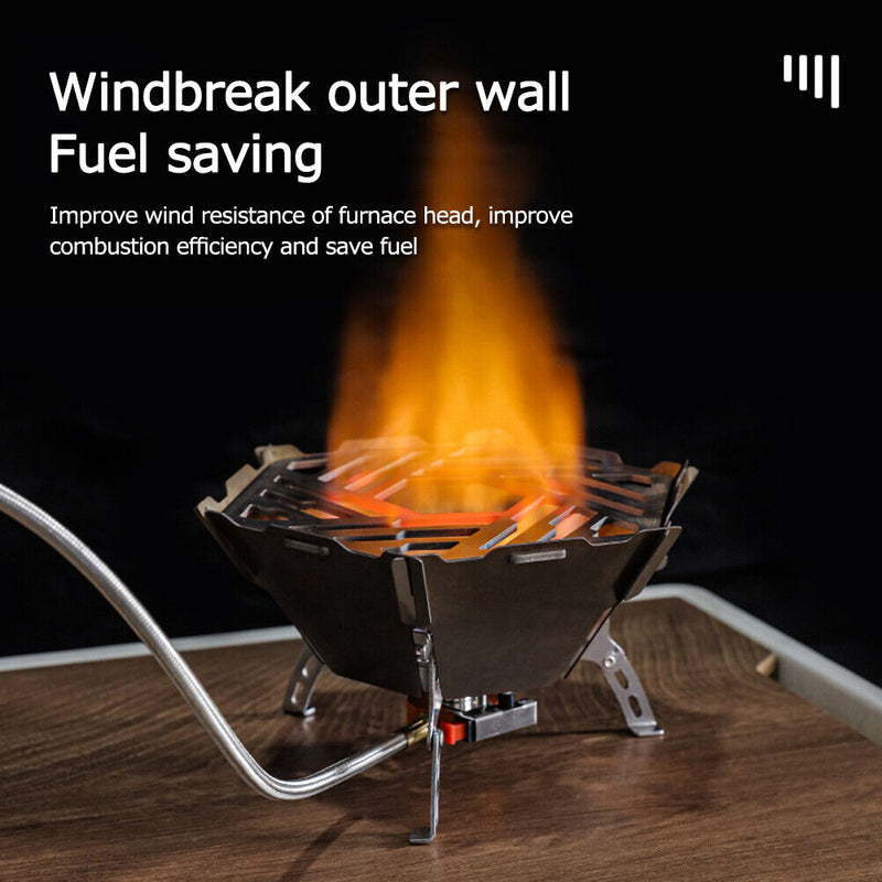 Outdoor Camping Gas Stove Wind Shield Furnace Cooking Cookware Wind Shield