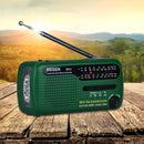 DE13 Flashlight FM AM SW Dynamo Solar Power Emergency Radio World Receiver