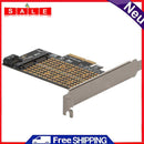 PCIe SATA M.2 to PCI-E 3.0 X4 Adapter Expansion Card for 2230 2242 2260 2280 SSD