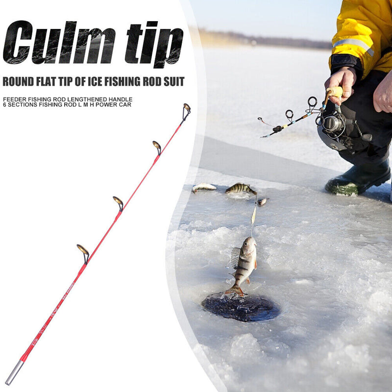 Fishing Rod Round Tip Short Section Soft Hard Tone Outdoor Fishing Rods Tackle