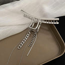 Chain Hairgrip Metal Hair Claws Large Hair Clips Headwear Barrettes Hairpins