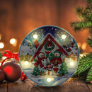 Partial Drills Special Shape Diamond Painting DIY LED Night Lamp Xmas Decoration