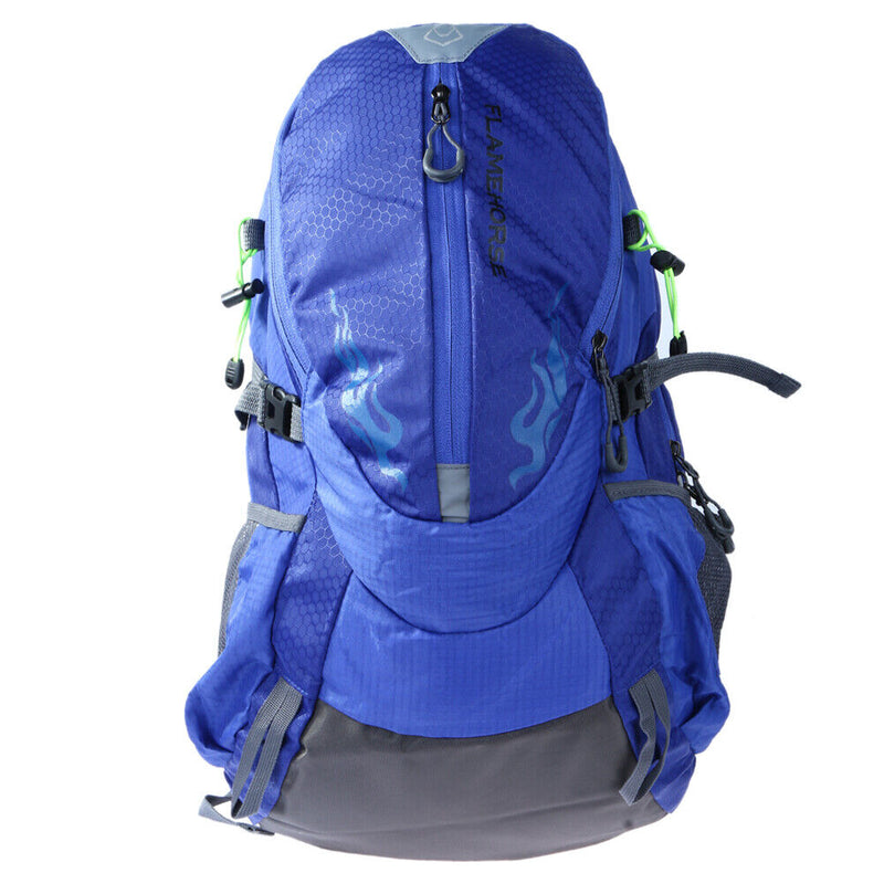 Unisex Waterproof Outdoor Sports Shoulder Bag Travel Backpack (Bright Blue)