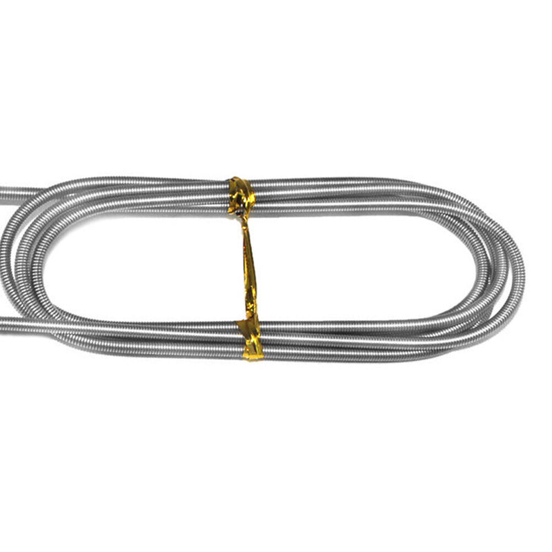 Aquarium Pipe Cleaning Brush Tube Flexible Double End Hose Cleaner (White) Newly