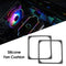 2pcs 120x120mm Anti Vibration Silicone Rubber Fan Gasket for PC Case Fan Newly