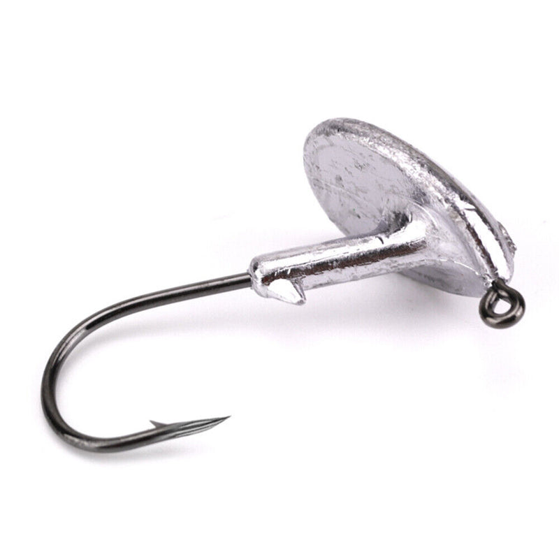 10pcs/Lot 3.5g 5g 7g 10g Tumbler Head Hook Jig Bait Fishing Hook Fish Lure To