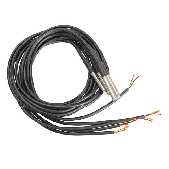 5pcs DS18b20 Waterproof Temperature Sensors Temperature Transmitter Newly