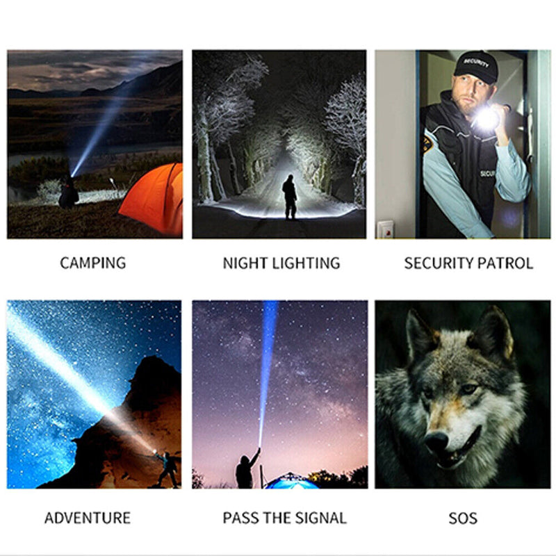 Multifunction Pen Light Zoomable 4000 Lumen Lantern Aluminum Alloy for Adve