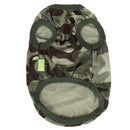 Camouflage Pet Shirt Clothes Spring Summer Dog Puppy Vest Outfit(Green/M)
