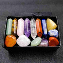 14Pcs/set Reiki Healing Crystals Kit with Gift Box Crystal Xmas Quartz P9Y9