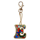 DIY Key Chain Diamond Painting Letters Women Bag Keyring Pendant Gift (E) Newly