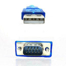 USB to RS232 Serial Port DB9 9 Pin Male COM Port Converter J6H8 Adapter U5X1