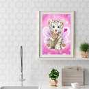 DIY Diamond Embroidery Cartoon Tiger Mosaic Kit Home Decor for Wall Art Gift