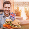 #A Wooden Toothpicks Fruit Sticks Disposable Paper National Flag Food Insert