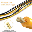 10pcs 8Pin Female to 2x8Pin(6+2) Male GPU Power Cable PCI-E Splitter Cord