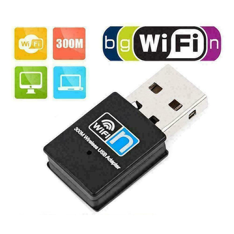 300M USB Wifi Adapter Plug and Play RTL8192 For PC Computer K8J8 Desktop F0K3