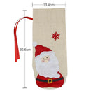 Non-woven Fabric Christmas Wine Bottle Cover Party Decoration (Santa Claus)