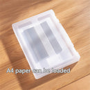 File Storage Box Organize Pocket Plastic Document Case Information Box