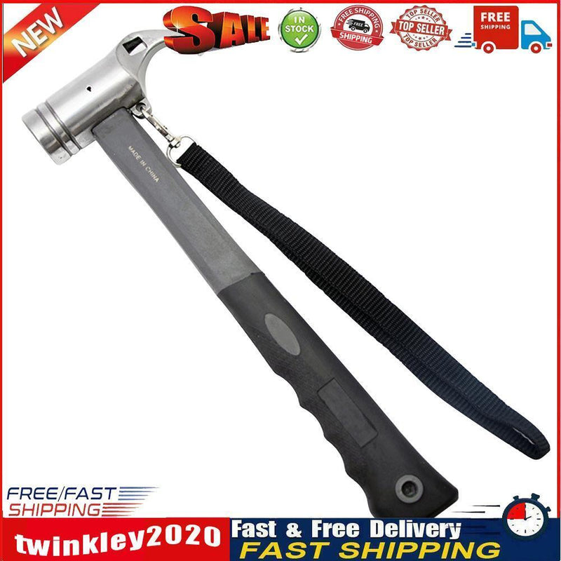 Outdoor Camping Tent Peg Hammer Multifunction Hiking Stakes Nail Puller Newly