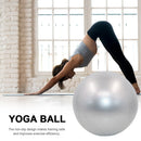 PVC Fitness Yoga Ball Thickened Explosion-proof Exercise Equipment (Grey) Newly