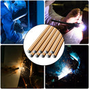 10pcs Weld Bars Cored Wire Carbon Steel Argon Arc Welding Rods (33cmx2mm)