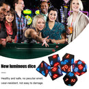 7pcs Electronic Luminous Dice Mix Polyhedral Dice Set KTV Bar Party Game Dice