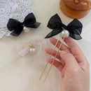Fork Styling Tools Rhinestone Hairpins Hair Sticks Hairclip U Shape Hair Clip