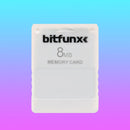 V1.966 Free McBoot 8MB Memory Cards for Sony PS2 Game Data Console (White) Newly