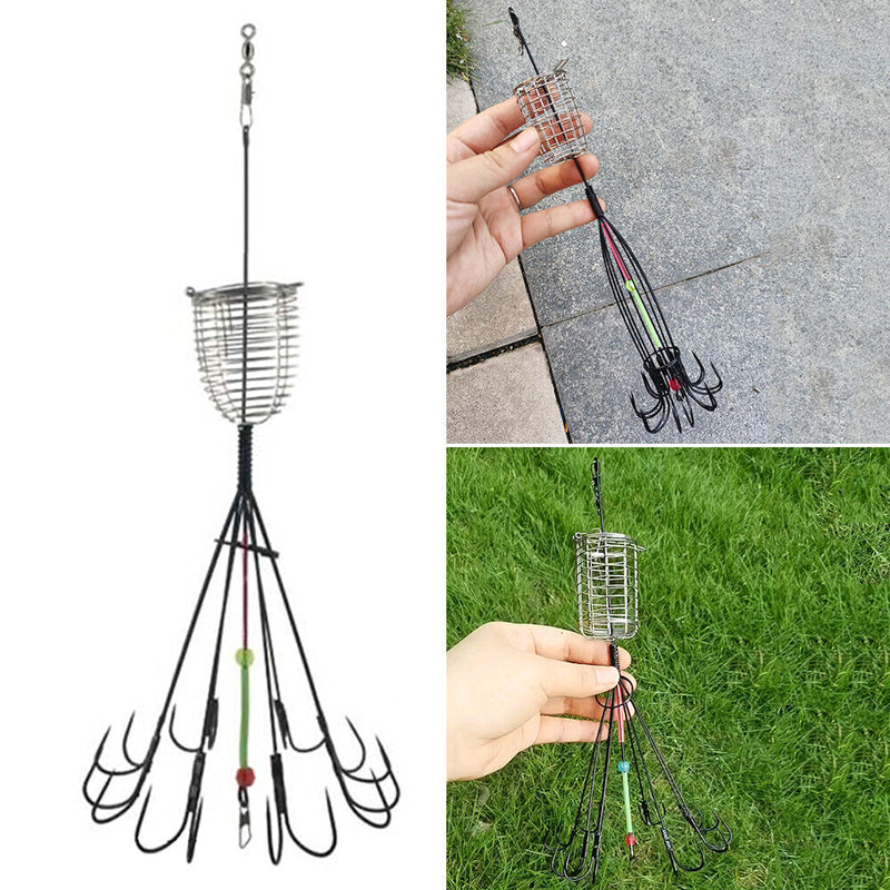 Portable Fishing Hook Feeder Tackle Accessories Supplies for Fishing Enthus