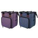 Knitting Bag Yarn Wool Crochet Storage Sewing Needle DIY Organizer (Purple)