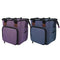 Knitting Bag Yarn Wool Crochet Storage Sewing Needle DIY Organizer (Purple)