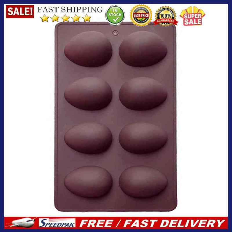 Silicone Baking Molds Easter Eggs Shape Chocolate Muffin Mousse Cake DIY Mo