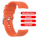 Soft Silicone Wristband Strap for Huawei Watch GT 2 GT Honor Magic (Orange)