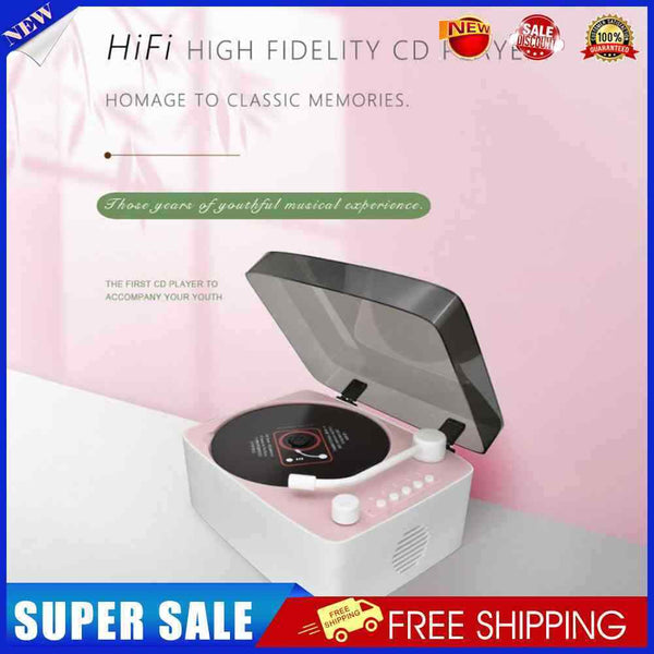 #A 5V 2A CD Player Bluetooth-compatible 5.0 Music Player Portable Bluetooth Spea