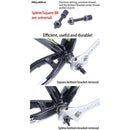 Bike Square Bottom Bracket BB Sleeve Fixed Rod Anti Drop Screw Repair Tool