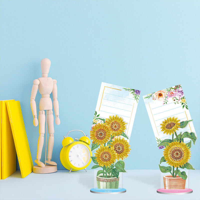 2pcs Diamond Painting Note Holder Valentine Gift Card Table Stand (BQJ04) Newly