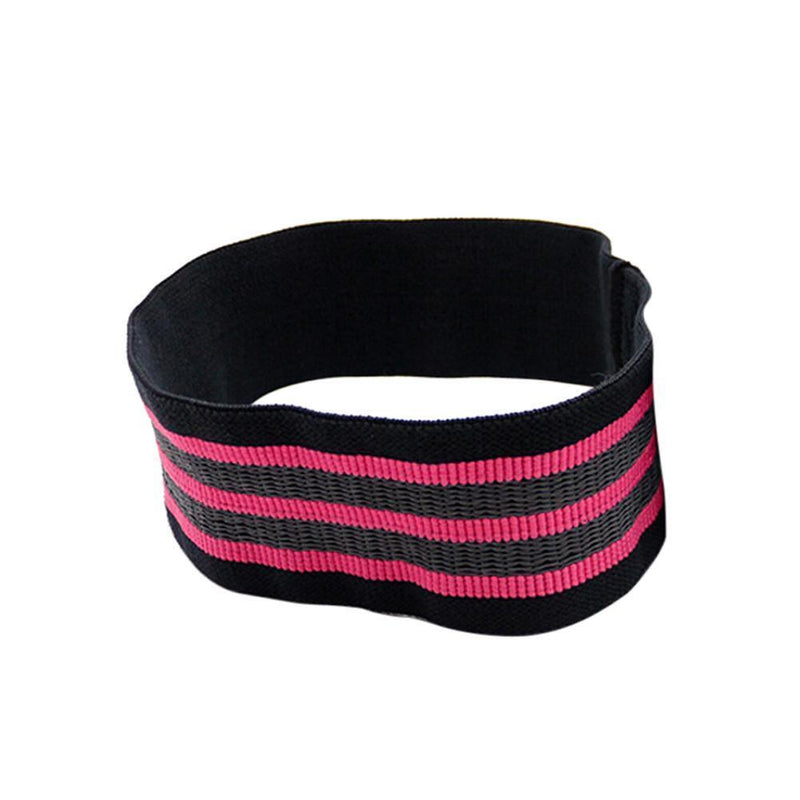Latex Cotton Stretch Elastic Resistance Bands Hip Fitness Tool (Red L)