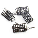 5pcs Triangle Fishing Feeder Sinker Fishing Bait Basketball Cage Fishing Lure Tackle