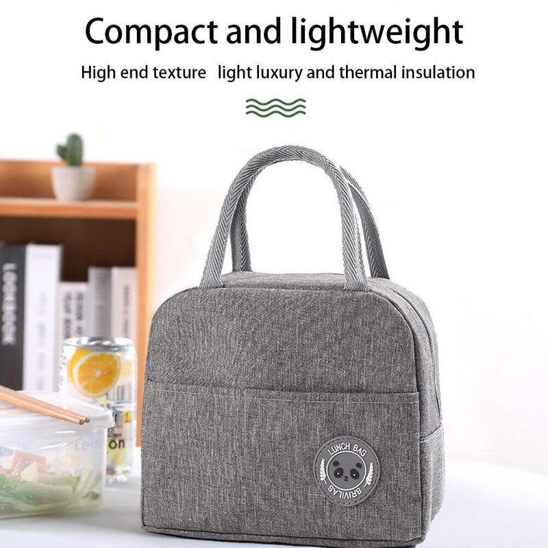 Outdoor Picnic Lunch Insulation Bags Bento Thermal Bag for Office Work School