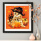 Halloween Cat 5D DIY Full Round Diamond Painting Handmade Mosaic Decor Pictures
