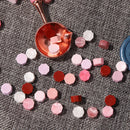 100pcs Octagon Sealing Wax Beads Envelope Seal Stamp Wax Tablet Pill (Pink)