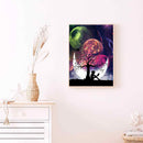 5D DIY Diamond Painting Colorful Moon Full Round Drill Mosaic Picture Kits