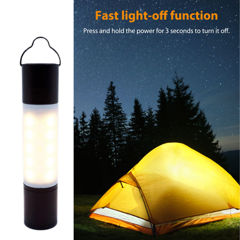 LED Camping Lantern Multifunctional Survival Tent Flashlight with 6 Light Modes