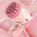 Semi-Automatic Bubble Making Toys Electric Soap Bubble Machine (A Pink)