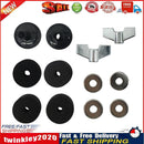 12x Drum Cymbal Felt Pad Sleeve Nut Gasket Kit Replacement Parts (Black) Newly